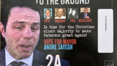 Racist mailer received by Paterson voters (back).