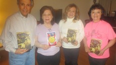 Lifetime friends Bernie LaPorta, Nancy Tirtilli, Nancy Carlozzi-Garrity, and Jennifer Tiritilli Ranu at the launching of Italians of Greater Paterson (Images of America).