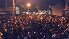 A large crowd gathered to watch the concert on Wayne Avenue between Union and Totowa avenues after the street naming.